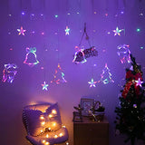 1 x Brand New Shengruili LED curtain light, fairy lights window, Christmas decoration sucker lamp, light curtain window LED, LED window light suction cup, outdoor balcony hanging curtain lights, Christmas decoration - RRP €14.62