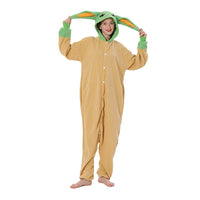 1 x RAW Customer Returns LorranTree Relaxo Costume Master Yoda Onesie Jumpsuit Animal Relax Costume Women Men Pajamas Carnival Halloween Pajamas Cosplay Adult Carnival One-Piece S - RRP €31.25