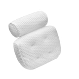 1 x RAW Customer Returns Lactraum Premium bath pillow, bath spa pillow with 4D AirMesh textile and suction cups, headrest and backrest, comfort neck pillow for home spa whirlpools - RRP €20.06