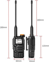 1 x RAW Customer Returns UV-K5 - Portable Dual Band Two-Way Radio VHF UHF 5W FM Walkie Talkies - RRP €38.99