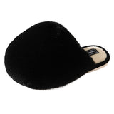 1 x RAW Customer Returns JOMIX Winter Slippers Women Warm Fluffy Slippers Soft Plush Slippers Fashionable Slippers Indoor Black, 37 EU  - RRP €60.0