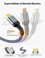 1 x RAW Customer Returns SNOWKIDS HDMI 2.1 Cable 8K 3M 2 Pack , 2.1 48Gbps Highspeed 8K 60Hz HDMI Cable 4K 120Hz 7680P, for PS5 Console, DTS X, HDCP 2.2 2.3, HDR 10, eARC, Compatible with PS5 4 3 X-BOX HDTV - RRP €31.99