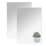 1 x RAW Customer Returns TSKDKIT 2 Pieces Large Wall Mirror Stickers 40 X 30cm Safe Non-Glass Mirror Closet Mirror Wall Large Acrylic Mirror Sticker for Home Wall Decorations - RRP €18.25