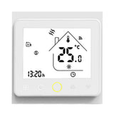 1 x RAW Customer Returns MOES Smart Alexa Tuya ZigBee Alexa Wireless Thermostat, Temperature Control for Water Heating, Compatible with Smart Life Tuya App and Alexa and Google Only Works with Tuya ZigBee Hub White - RRP €53.44