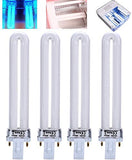 1 x RAW Customer Returns 4 pieces 9W UV replacement tube 365nm lamp bulb tube for UV lamp nail art dryer - RRP €19.18