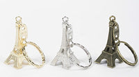 1 x RAW Customer Returns Souvenirs de France - Miniature Eiffel Tower Metal - Color Gold - Size 13 cm Black  - RRP €20.18