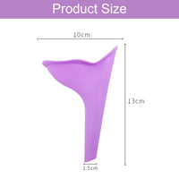 1 x Brand New Women s urinal, urinella for women, standing pee aid funnel, reusable urinal for women, safe urination while standing or squatting, portable and ideal, for camping, traveling, hiking, mountaineering, 2PC - RRP €6.49