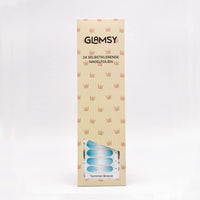 11 x Brand New Glamsy nail foil, Summer Breeze , gradient blue white nail wraps, long-lasting, 24 self-adhesive ultra-thin nail foils in different sizes - RRP €130.68