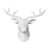 1 x RAW Customer Returns GARNECK Deer Head Wall Decoration Fake Deer Head Animal Head Wall Decoration Handmade Farmhouse Decoration for Home Office Bar Living Room - RRP €48.71