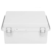 1 x RAW Customer Returns ABS Junction Box, IP67 Waterproof DIY Electrical Enclosure, Clear Hinged Cover Outside Wall Enclosure, Electrical Boxes, for Indoor and Outdoor Use 220 x 170 x 110mm  - RRP €46.99