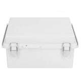 1 x RAW Customer Returns ABS Junction Box, IP67 Waterproof DIY Electrical Enclosure, Clear Hinged Cover Outside Wall Enclosure, Electrical Boxes, for Indoor and Outdoor Use 220 x 170 x 110mm  - RRP €46.99