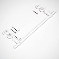 1 x RAW Customer Returns Towel rail straight for designer bathroom radiators oval tubes towel rail heating accessories length 460 mm white selectable - RRP €25.2