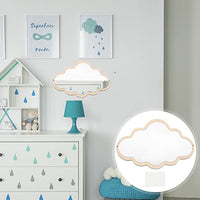 1 x RAW Customer Returns Beaupretty wooden mirror children cloud mirror wooden wall mirror make-up mirror small cosmetic mirror decorative table mirror living room wall hanging Christmas gifts bathroom decoration - RRP €16.13