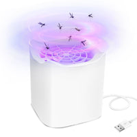 1 x RAW Customer Returns Insect killer, USB electric fly trap, mosquito trap mosquito lamp, mosquito killer lamp with light, fruit fly trap for kitchen indoor outdoor - RRP €20.0