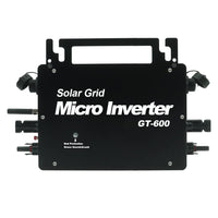 1 x RAW Customer Returns PowMr Micro Inverter 600W Integrated MPPT On-Grid Micro Inverter for Balcony Power Plant, PV Inverter for 2 Solar Panels, IP65 Waterproof, App Control - RRP €100.84