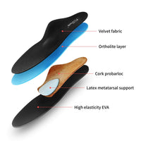 1 x RAW Customer Returns PCssole Insole supports high arch soft medical functional orthotic insole, insert flat foot, plantar fasciitis, foot pain, Size EU40-41 26cm  - RRP €21.99