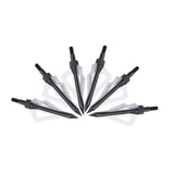 1 x RAW Customer Returns Huntingdoor Pack of 12 Hunting Tips 100 Grains Arrowhead with 3 Blades Screw-in Tips Archery Replacement Arrowheads for Carbon Arrows Fiberglass Arrows and Crossbows Black  - RRP €14.99