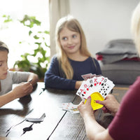 10 x Brand New ANYUANKW Pack of 4 playing card holders, card holders for children, triangle playing card holders, plastic playing card stand for children, adults, seniors - RRP €192.0