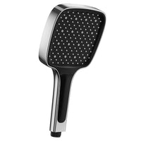 1 x Brand New Qezodsx Water-saving shower head, pressure-increasing with ergonomic, universal large hand shower with 3 jet types - RRP €20.4