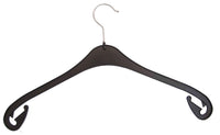 1 x RAW Customer Returns Hagspiel clothes hangers made of plastic, black, skirt hooks, 43 cm, 50 pieces. - RRP €26.11