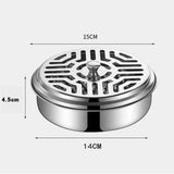 25 x Brand New Stainless steel holder for mosquito coils, 2Pcs mosquito coil holder box, mosquito coil holder with lid for home garden camping fishing travel outdoor - RRP €293.0