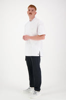 1 x RAW Customer Returns MEDANTA 1039 Chef s Jacket Ladies Short Sleeve Chef Jacket Workwear Catering White - RRP €52.67