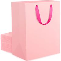 1 x RAW Customer Returns EUSOAR Pink Gift Bag - Pack of 20 230GSM Birthday Gift Bags - Paper Bags with Handle M 20x10x28cm - Pink Paper Gift Bags - Pink Gift Paper Bags for Mother s Day Girls - RRP €25.2