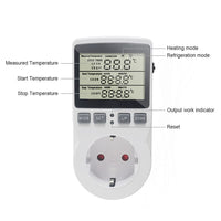 1 x RAW Customer Returns KETOTEK Digital Thermostat Temperature Controller Switch Socket Outlet 16A 3m Waterproof Sensor for Brewing Fermentation Aquarium Greenhouse Germination Heating Cooling KT3100 - RRP €20.16