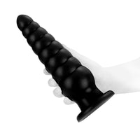 1 x RAW Customer Returns Hrekssi Large XL Anus Stopper Anal Plug Classic Dildos With Strong Suction Cup Large Anal Beads Anal Rod Flexible Anal Dildo Anal Masturbation Butt Plug G-Spot Soft Sex Toys, Black - RRP €35.39