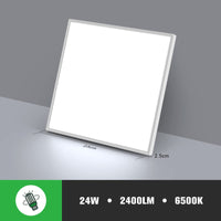 1 x RAW Customer Returns OTREN LED Ceiling Light Flat, 24W Ceiling Lamp Square Cold White 6500K, IP44 Modern Panel Lamp for Bathroom Kitchen Living Room Bedroom Hallway, 23CM - RRP €17.14