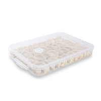 1 x RAW Customer Returns RoxNvm Food Storage Containers, Refrigerator Storage Box, Stackable Single Layer Refrigerator Storage Organizer for Food with Lid, Meat, Meat, BPA Free - RRP €10.75