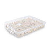 1 x RAW Customer Returns RoxNvm Food Storage Containers, Refrigerator Storage Box, Stackable Single Layer Refrigerator Storage Organizer for Food with Lid, Meat, Meat, BPA Free - RRP €10.75