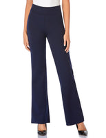 1 x RAW Customer Returns Tapata Women s 71cm 76cm 81cm 86cm Bootcut Stretch Pants High Waist Women Office Pants Work Pants Tummy Control Long Elegant Flared Pants Casual Pants Yoga Pants 81cm Dark Blue XL - RRP €45.37