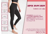 1 x RAW Customer Returns BECOS Leggings Flat Stomach Toning, Shaping, Draining, Moisturizing, Anti-Cellulite Size L XL - RRP €47.1