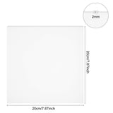 1 x RAW Customer Returns BENECREAT 2 PCS Silicone Plate White Silicone Sheet 200x200x2mm High Temperature Resistant Gasket Board, Used for Making Gaskets and Seals - RRP €12.49