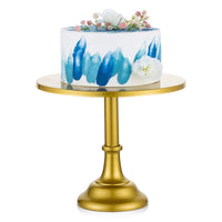 1 x RAW Customer Returns NUPTIO Gold Cake Stand Wedding Birthday Party 30cm Cupcake Pedestal Metal Round Event Dessert Display - RRP €31.98