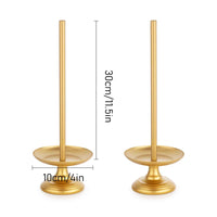 2 x RAW Customer Returns WVOPIAHY 2 Pieces Metal Donut Stand Donuts Stander,Gold Dessert Bagels Donut Tower Stand,Candy Bar Donut Wall,Donut Holder,Donut Decoration for Wedding Birthday Treat Party Decoration - RRP €48.38