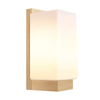 1 x RAW Customer Returns Luniquz Wall Light Wall Lamp Wood for Living Room Bedroom Lights Lamps Corridor Wall Lighting Night Light - RRP €37.01