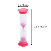 1 x RAW Customer Returns BGHK 12 Pieces Hourglass for Children Timer Colored Hourglass Set 30sec 1min 2min 3min 5min 10min Small Timer, Suitable for School, Home Decoration Game Props, Colorful, CFSL-1 - RRP €11.59