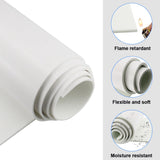 1 x RAW Customer Returns Neoprene Foam Sheet Self-Adhesive Multifunctional Foam Closed Cell Foam Roll Soundproofing Non-Slip Insulation Shock Absorption Buffer White, 300mm W x3mm D x3m L  - RRP €24.99