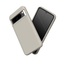 1 x RAW Customer Returns RhinoShield Case compatible with Pixel 8 Pro SolidSuit - Shock-absorbing slim protective case with premium finish - 3.5 meter drop protection - sand beige - RRP €30.11