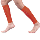 2 x Brand New MD Calf Sleeve Compression Leggings Compression Socks for Patellar Pain Calf Pain Relief - Men, Women and Runners - Leg Warmer Keep Running, Cycling, Nurses OrangeXL - RRP €45.6