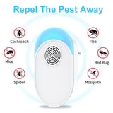 1 x RAW Customer Returns Ultrasonic Pest Repeller 4 Pack, Pest Repeller, Electronic Pest Repeller Plug in for Insects, Mice, Beetles, Insects, Cockroaches - RRP €29.22