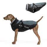 1 x RAW Customer Returns PetSmiler Dog Coat - Large Dog Coat Reflective Waterproof Dog Coat, Warm Dog Coat with Harness for Large Dogs Pink XL  - RRP €24.08