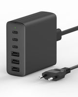 1 x RAW Customer Returns USB C Charger Multiple, 6-Port USB C Multiple Charging Station with 3 USB-C and 3 USB-A, USB C Charger Power Supply Compatible for iPhone 15 14 13 12 11 SE XS XR 8, iPad Pro Air, Galaxy, Cell Phones - RRP €32.45