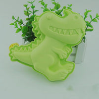 1 x Brand New KUNANG 4pcs Dinosaur Silicone Cake Molds, 3D Dinosaur Chocolate Molds, DIY Mold for Easter Day Party Supplies Cake Jelly Chocolate Candy Making Tool Green  - RRP €20.4