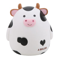 1 x RAW Customer Returns Piggy Bank for Kids Cute Cartoon Cow Piggy Bank Vinyl Piggy Bank Money Box Saving Box for Boys and Girls Kids - RRP €22.5