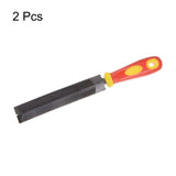 1 x Brand New sourcing map 2pcs Spring Shaped Cone Files 6 T12 Bearing Steel 260x27mm Length Cut Hand Rasp File with Plastic Handle for Deburring and Stripping Material - RRP €14.94