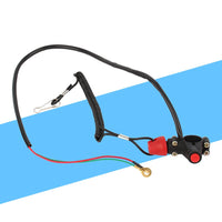 1 x RAW Customer Returns Engine Stop Switch, Outboard Engine Switch Off-Road Universal Wiper Switch Engine Emergency Stop Button Switch with Lanyard for ATV and Motorcycles - RRP €11.81