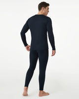 1 x RAW Customer Returns LAPASA Men s Thermal Clothing Thermal Set Long Sleeve T-Shirt and Mesh Long Johns Winter Extreme Cold Mountain Ski M24 XXL Navy Blue - RRP €37.61